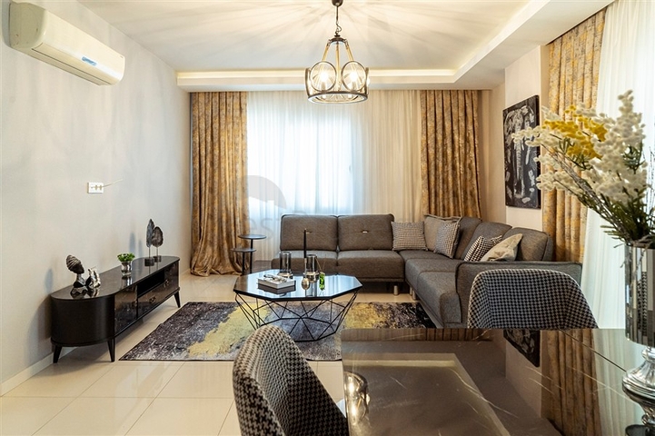 شقة فاخرة - غرفتين وصالة -مفروشة - مهموتلار / الانيا 