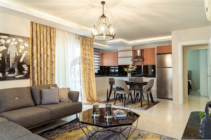 شقة فاخرة - غرفتين وصالة -مفروشة - مهموتلار / الانيا 