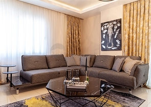 شقة فاخرة - غرفتين وصالة -مفروشة - مهموتلار / الانيا 