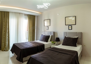 شقة فاخرة - غرفتين وصالة -مفروشة - مهموتلار / الانيا 