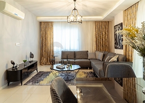 شقة فاخرة - غرفتين وصالة -مفروشة - مهموتلار / الانيا 