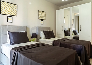 شقة فاخرة - غرفتين وصالة -مفروشة - مهموتلار / الانيا 