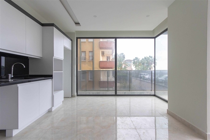 اطلالة بحر مباشرة - شقة غرفتين وصالة - ضمن مجمع 5 نجوم - مهموتلار / الانيا 