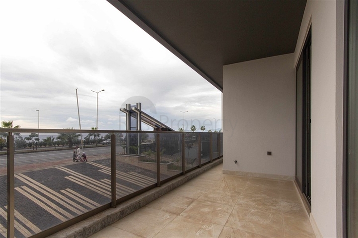 اطلالة بحر مباشرة - شقة غرفتين وصالة - ضمن مجمع 5 نجوم - مهموتلار / الانيا 