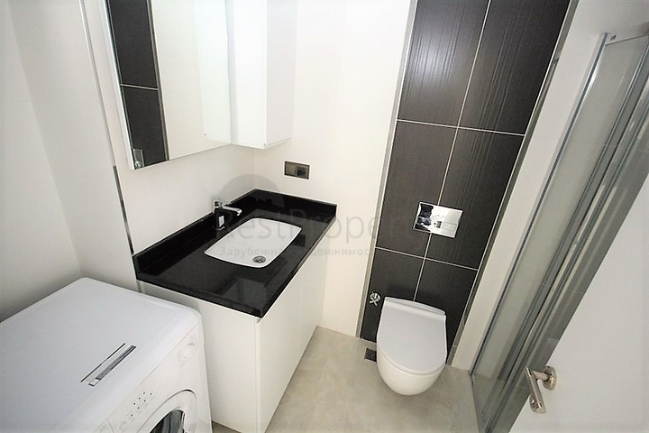 اطلالة بحر مباشرة - شقة غرفة وصالة  مؤثثة - ضمن مجمع 5 نجوم -  مهموتلار / الانيا 