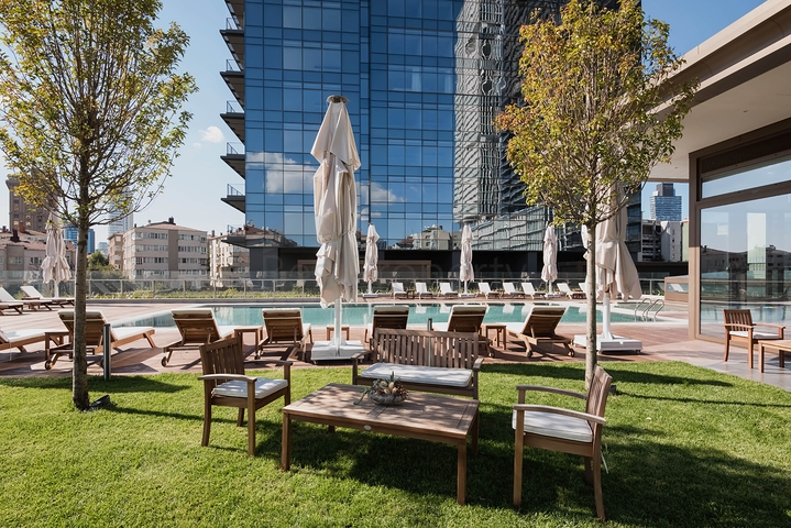 ضمن افخم مجمعات اسطنبول - منطقة شيشلي المركزية - شقق وبنتهاوس بتصاميم متنوعة .