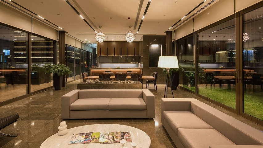 ضمن افخم مجمعات اسطنبول - منطقة شيشلي المركزية - شقق وبنتهاوس بتصاميم متنوعة .