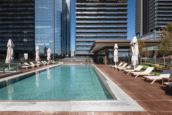 ضمن افخم مجمعات اسطنبول - منطقة شيشلي المركزية - شقق وبنتهاوس بتصاميم متنوعة .