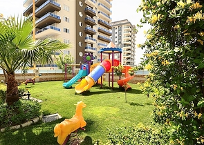 شقة غرفة وصالة - ضمن مجمع يضم كافة الخدمات - مهموتلار / الانيا 