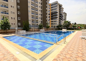 شقة غرفة وصالة - ضمن مجمع سكني متكامل - في مهموتلار / الانيا 