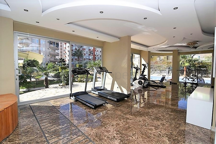 قريبة من البحر -شقة مفروشة - غرفتين وصالة -ضمن مجمع سكني -مهموتلار / الانيا 