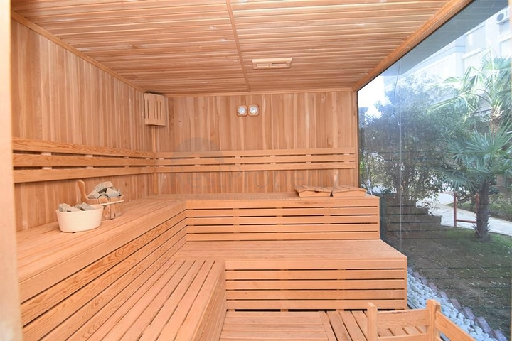 قريبة من البحر -شقة مفروشة - غرفتين وصالة -ضمن مجمع سكني -مهموتلار / الانيا 