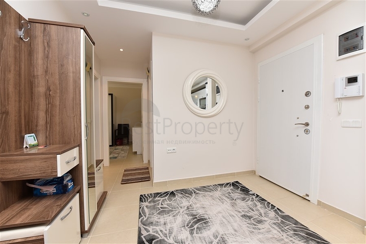 قريبة من البحر -شقة مفروشة - غرفتين وصالة -ضمن مجمع سكني -مهموتلار / الانيا 