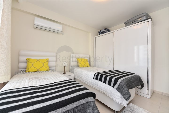 شقة 2 غرفة وصالة - مفروشة -ضمن مجمع سكني - مهموتلار / الانيا 