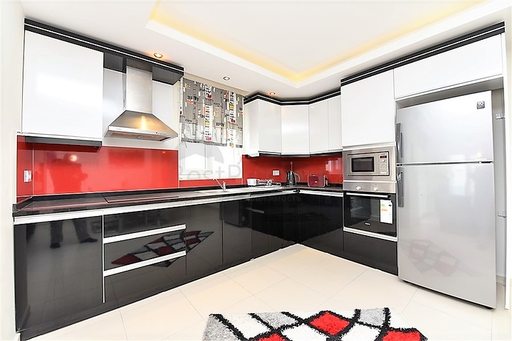 شقة 2 غرفة وصالة - مفروشة -ضمن مجمع سكني - مهموتلار / الانيا 