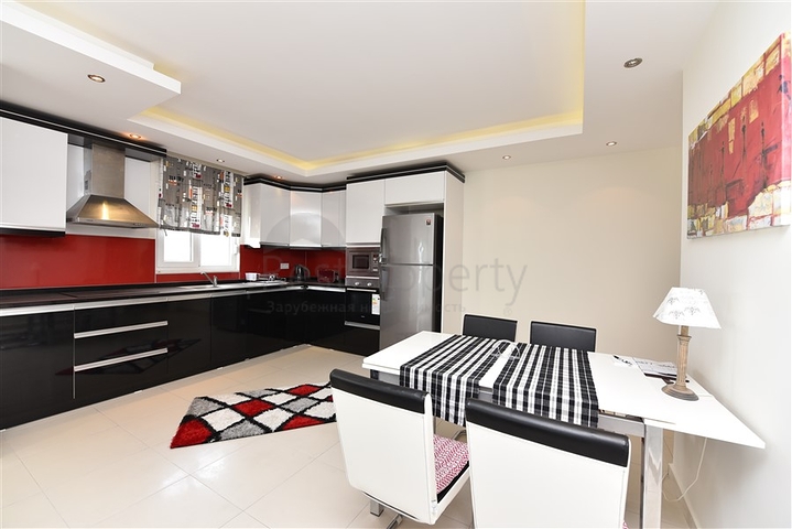 شقة 2 غرفة وصالة - مفروشة -ضمن مجمع سكني - مهموتلار / الانيا 