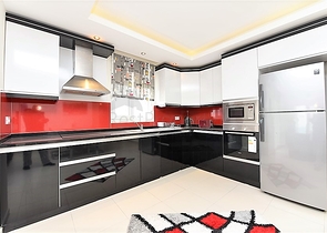 شقة 2 غرفة وصالة - مفروشة -ضمن مجمع سكني - مهموتلار / الانيا 