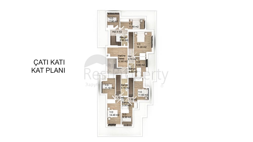 شقق ضمن مجمع سكني حديث في مهموتلار / الانيا 