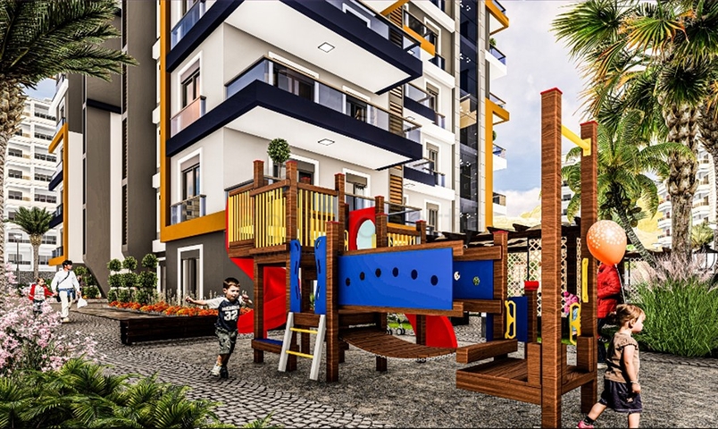 مجمع سكني قيد الانشاء - بالاقساط دون فوائد - في منطقة مهموتلار / الانيا 