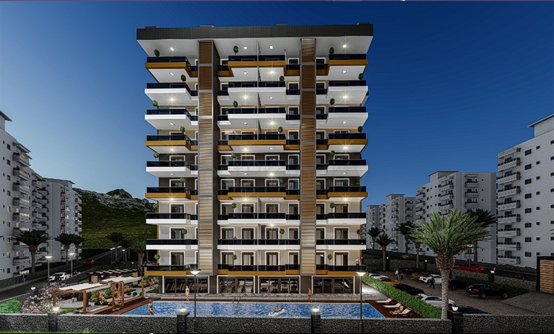 مجمع سكني قيد الانشاء - بالاقساط دون فوائد - في منطقة مهموتلار / الانيا 