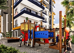 مجمع سكني قيد الانشاء - بالاقساط دون فوائد - في منطقة مهموتلار / الانيا 