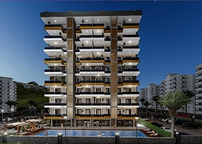 مجمع سكني قيد الانشاء - بالاقساط دون فوائد - في منطقة مهموتلار / الانيا 