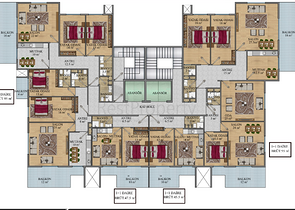 مجمع سكني قيد الانشاء - بالاقساط دون فوائد - في منطقة مهموتلار / الانيا 