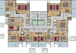 مجمع سكني قيد الانشاء - بالاقساط دون فوائد - في منطقة مهموتلار / الانيا 