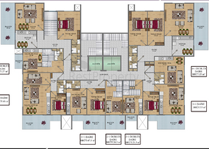 مجمع سكني قيد الانشاء - بالاقساط دون فوائد - في منطقة مهموتلار / الانيا 