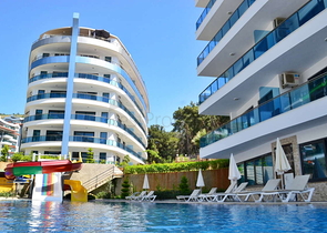 اطلالة بحر- شقة غرفة وصالة - مجمع سكني حديث -كارجي جاك / الانيا 