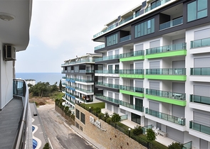 اطلالة بحر- شقة غرفة وصالة - مجمع سكني حديث -كارجي جاك / الانيا 