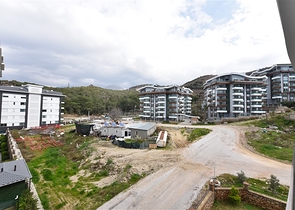 اطلالة بحر- شقة غرفة وصالة - مجمع سكني حديث -كارجي جاك / الانيا 