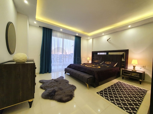 دوبلكس فاخرة - غرفتين وصالة - مهموتلار / الانيا 