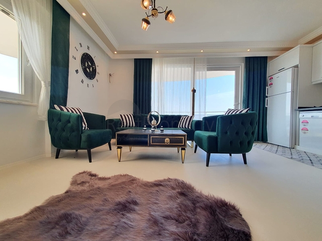 اطلالة بحر ساحرة - شقة غرفتين وصالة مفروشة  - في منطقة مهموتلار / الانيا 