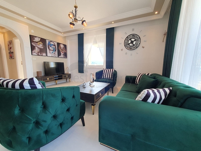 اطلالة بحر ساحرة - شقة غرفتين وصالة مفروشة  - في منطقة مهموتلار / الانيا 