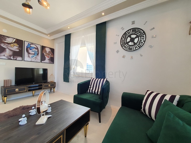 اطلالة بحر ساحرة - شقة غرفتين وصالة مفروشة  - في منطقة مهموتلار / الانيا 