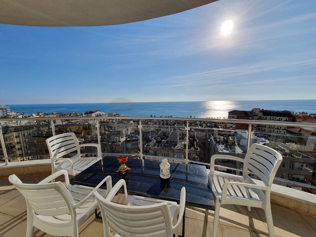 اطلالة بحر ساحرة - شقة غرفتين وصالة مفروشة  - في منطقة مهموتلار / الانيا 