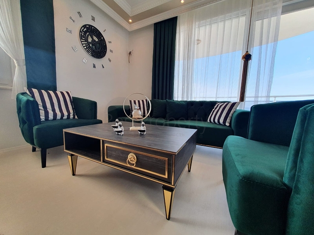 اطلالة بحر ساحرة - شقة غرفتين وصالة مفروشة  - في منطقة مهموتلار / الانيا 