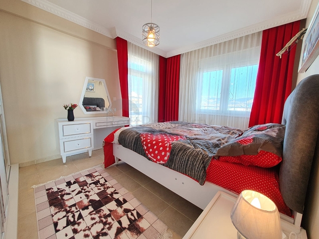 اطلالة بحر ساحرة - شقة غرفتين وصالة مفروشة  - في منطقة مهموتلار / الانيا 