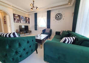 اطلالة بحر ساحرة - شقة غرفتين وصالة مفروشة  - في منطقة مهموتلار / الانيا 