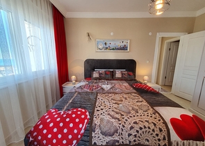 اطلالة بحر ساحرة - شقة غرفتين وصالة مفروشة  - في منطقة مهموتلار / الانيا 