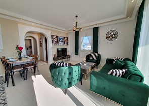 اطلالة بحر ساحرة - شقة غرفتين وصالة مفروشة  - في منطقة مهموتلار / الانيا 