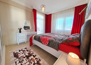 اطلالة بحر ساحرة - شقة غرفتين وصالة مفروشة  - في منطقة مهموتلار / الانيا 