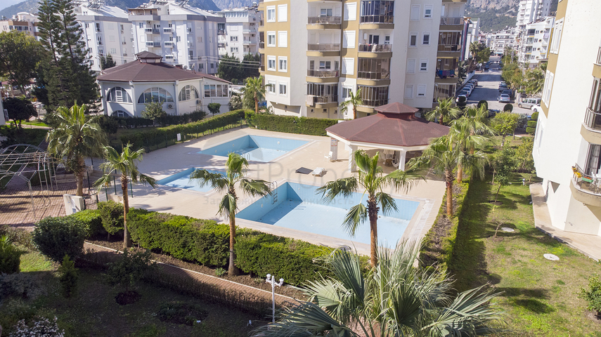 شقة بغرفة نوم واحدة في مجمع 450 متر من البحر في أنطاليا