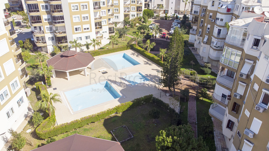 شقة بغرفة نوم واحدة في مجمع 450 متر من البحر في أنطاليا