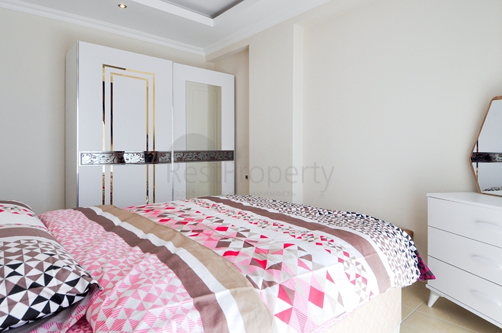 اطلالة بحر - شقة غرفة وصالة - مفروشة -ضمن مجمع سكني - مهموتلار / الانيا 