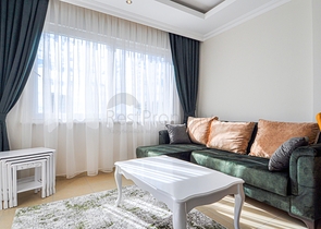 اطلالة بحر - شقة غرفة وصالة - مفروشة -ضمن مجمع سكني - مهموتلار / الانيا 