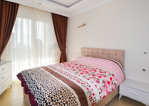 اطلالة بحر - شقة غرفة وصالة - مفروشة -ضمن مجمع سكني - مهموتلار / الانيا 