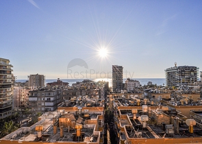 اطلالة بحر - شقة غرفة وصالة - مفروشة -ضمن مجمع سكني - مهموتلار / الانيا 