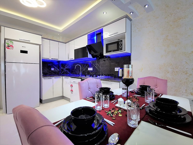 مجمع سكني فاخر - شقة مفروشة غرفة وصالة - قريبة من البحر - مهموتلار / الانيا 